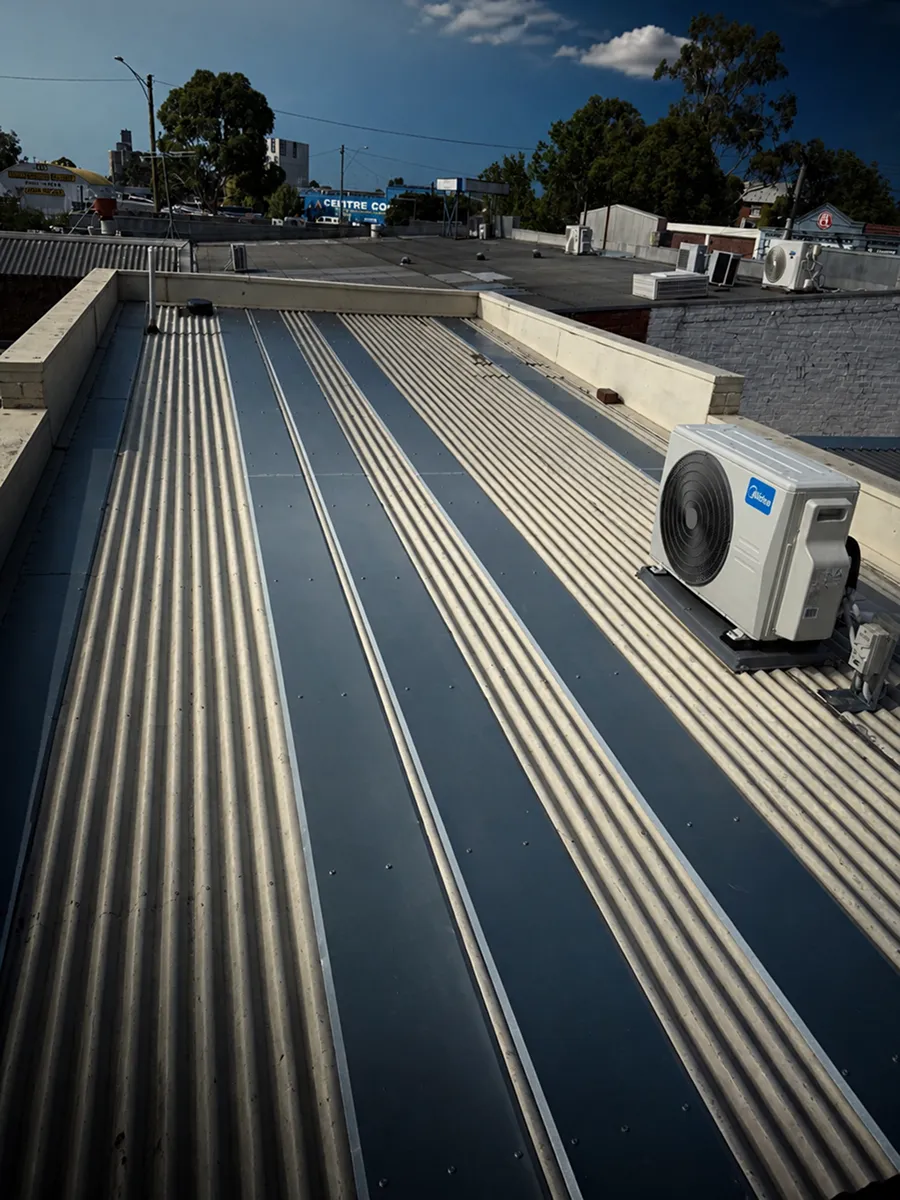 Roofing and stormwater, leak detection with a few buckets of water to test